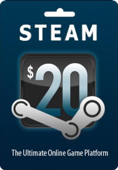 Steam Gift Card 20 USD Steam Key - Time4Digi.com
